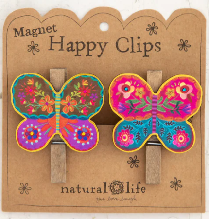 Magnet Happy Clips, Set of 2 - Butterfly