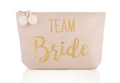 Team Bride Zip Pouch, Blush