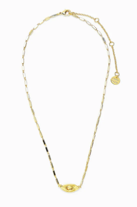 Sunburst Eye Pendant Necklace