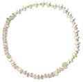Mini Metal Stacking Bracelet - Mixed Silver Beads