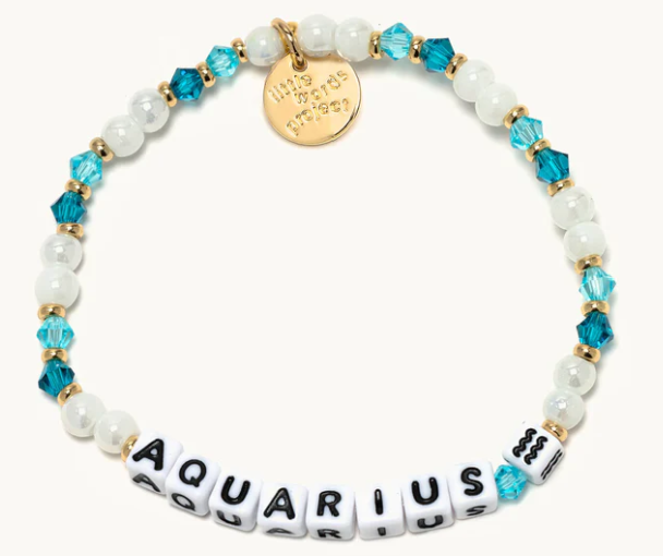 Zodiac Little Words Project Bracelets
