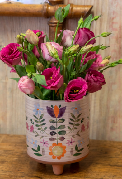 Artisan Terracotta Indoor Planter, Medium - Folk Flower