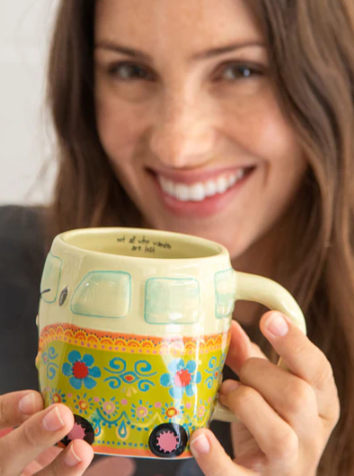 Folk Art Coffee Mug - Velma the Van