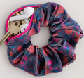 Hideaway Scrunchie - Dark Floral Garden