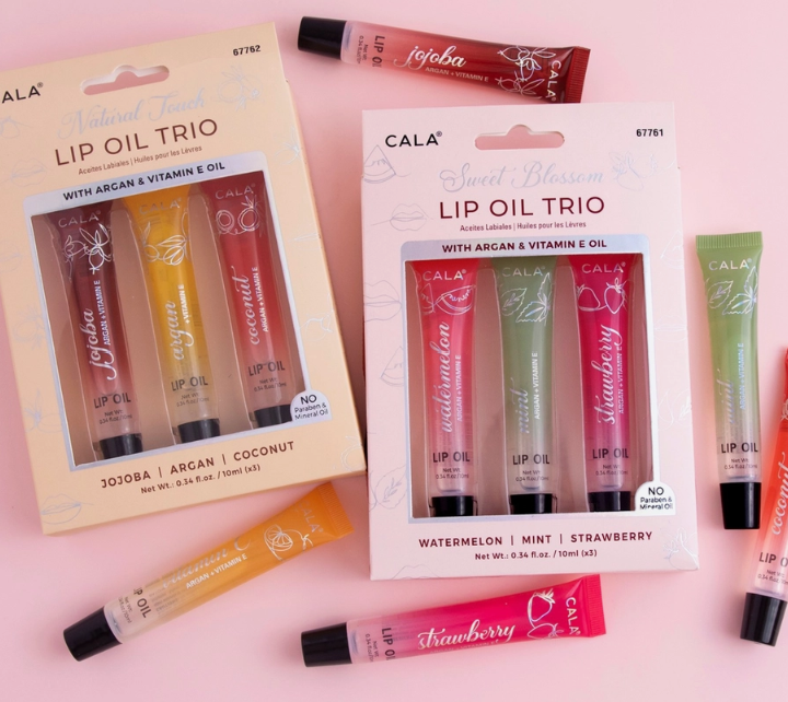 Cala Lip Oil Trio Sets