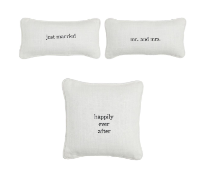 Mini Wedding Pillows