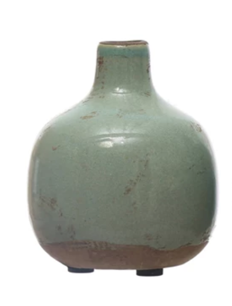 Distressed Finish Terra-cotta Vase