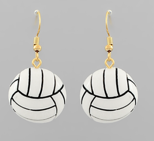 Volleyball Drop Earrings