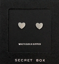 Metal Heart Studs