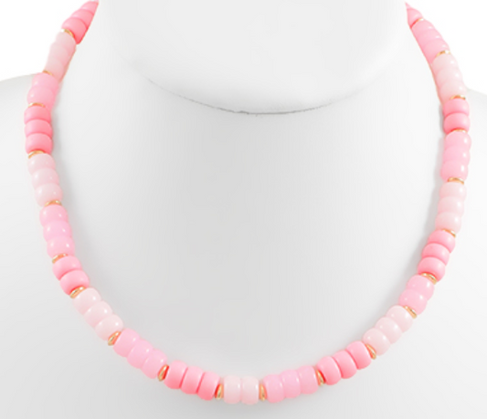 Multi Color Beaded Necklace
