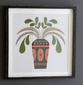 Framed Vases with Foliage Wall Prints