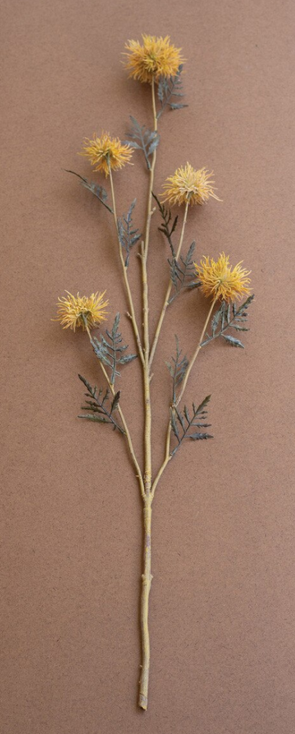 Artificial Yellow Flower Spray