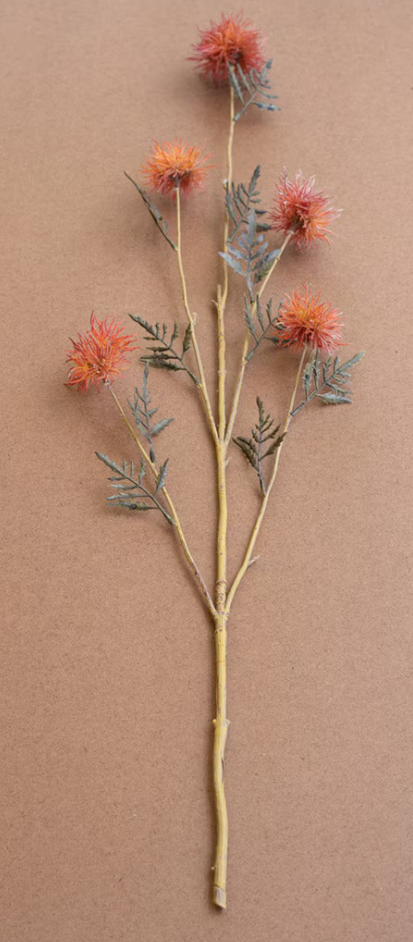 Orange Artificial Flower Spray