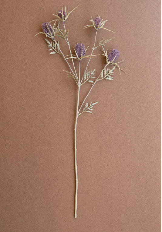 Bundle of 5 Artificial Thistle Spray