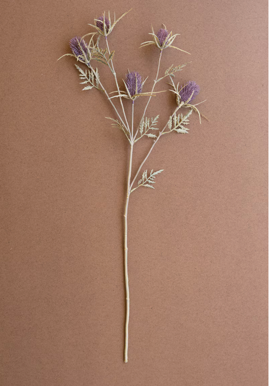 Bundle of 5 Artificial Thistle Spray