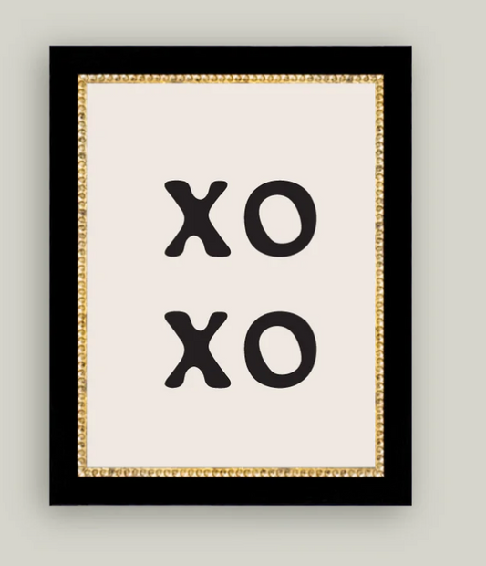 XOXO Antique Frame Art