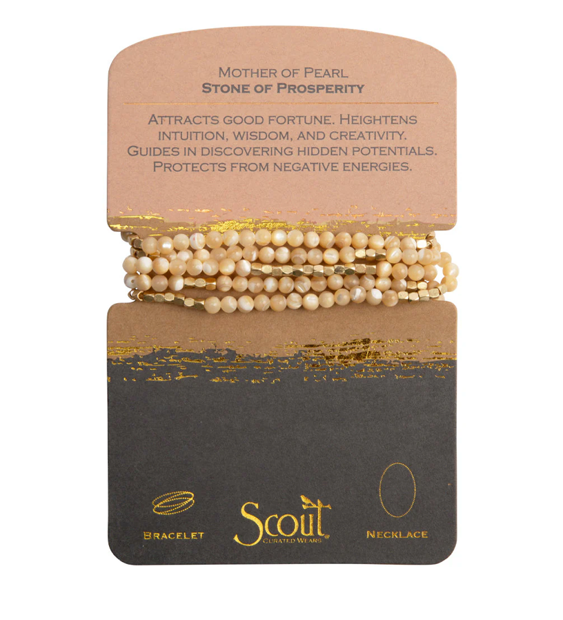 Stone Wrap: Mother of Pearl - Stone of Prosperity