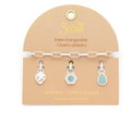 Interchangeable Charm Bracelet - Amazonite / Courage