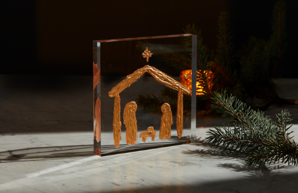 Acrylic Nativity Plaque