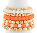 7 Row Multi Size Beaded Bracelet Set