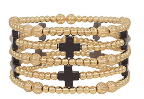 5 Set Color Cross Bracelets