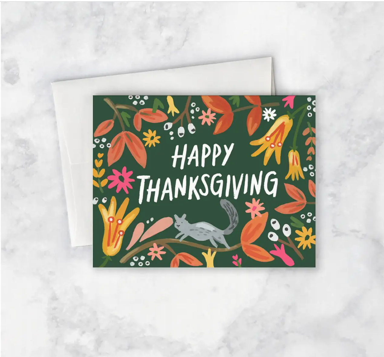 Thanksgiving Mums Card