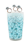 Bridal Party Cup & Stirrer Sets
