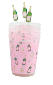 Bridal Party Cup & Stirrer Sets