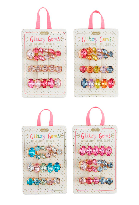 Glitzy Gems Hair Clip Sets