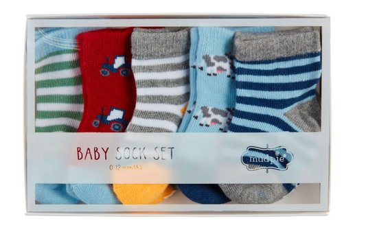 Farm Baby Sock Set