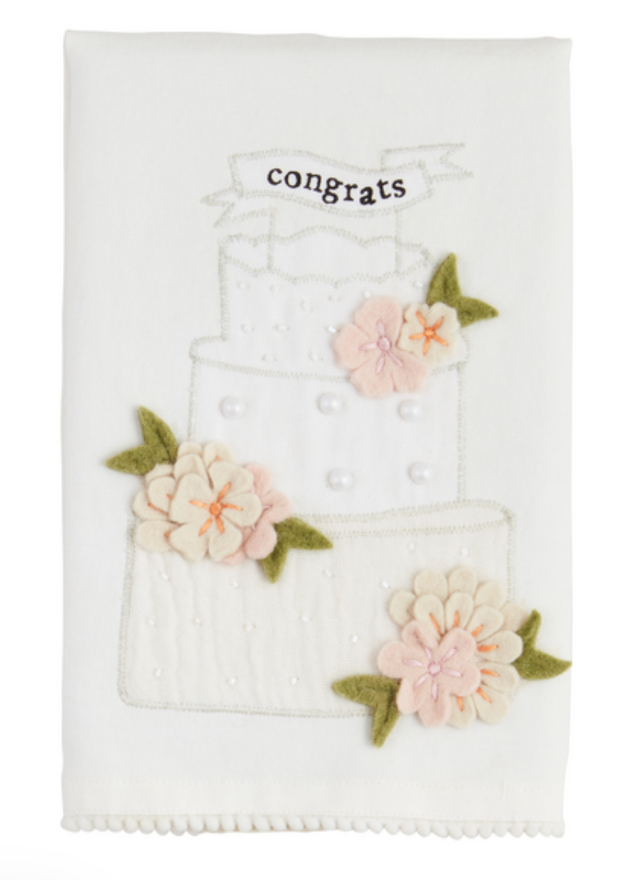 Wedding Appliqué Towels