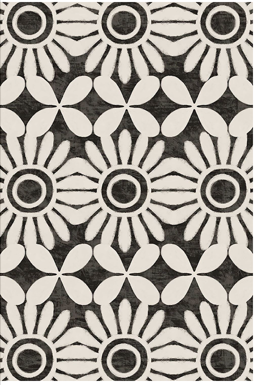 Porto B/W Floor Flairs