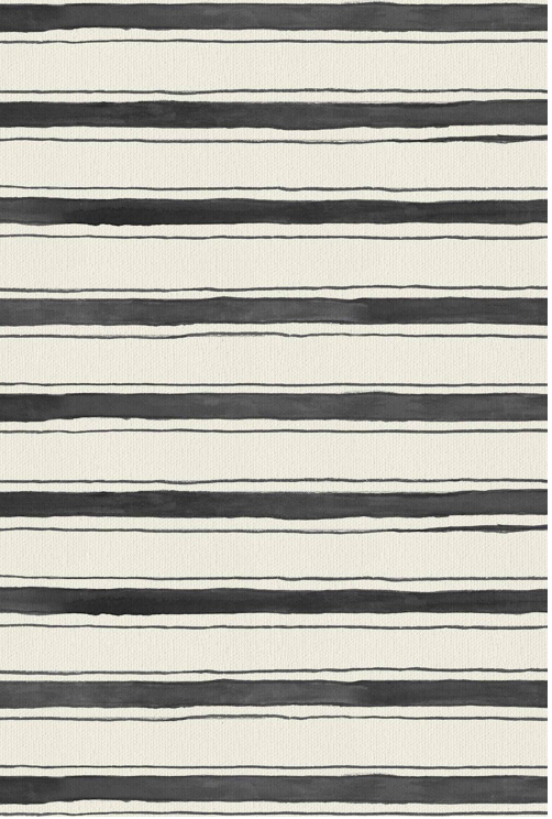 Inky Ticking Floor Flairs - Black