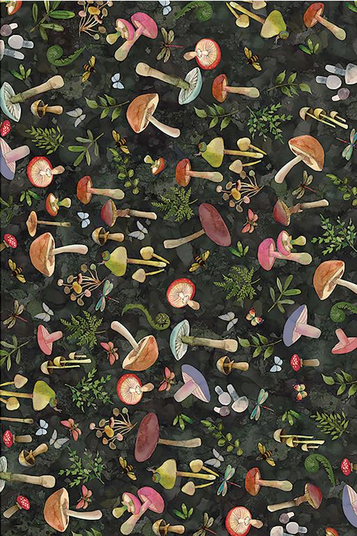 Mushroom Toss Floor Flairs