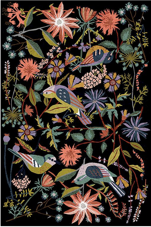 Field Flowers Floor Flairs - Evening