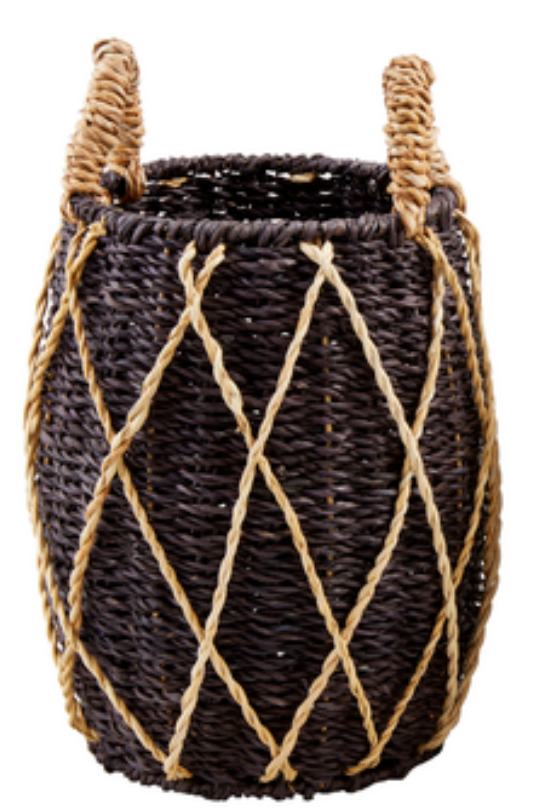 Black Seagrass Baskets