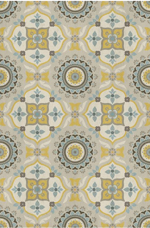 Indochine Floor Flairs - Mustard