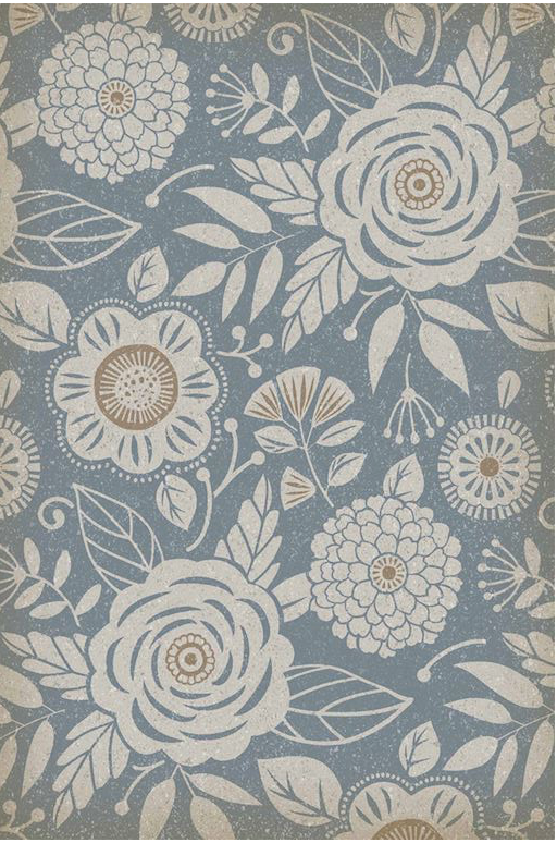 Dovecote Floor Flairs - Blue and Taupe