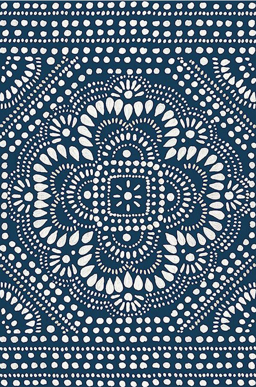Perugia Floor Flairs - Indigo