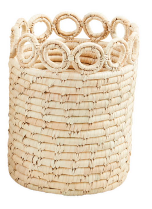 Circle Rim Seagrass Baskets