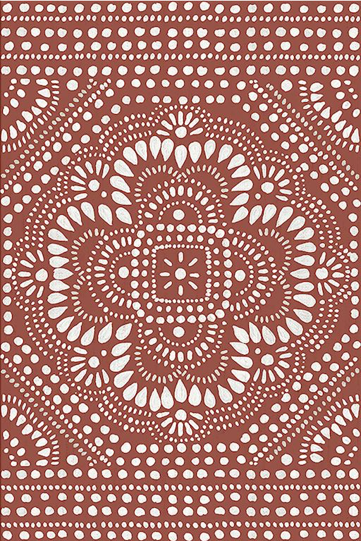 Perugia Floor Flairs - Red Clay