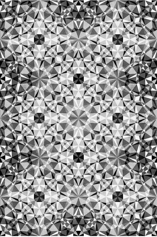 Kaleidoscope Floor Flairs - Charcoal