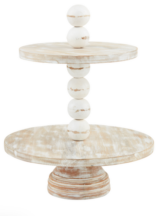 Chunky Beaded Tiered Server