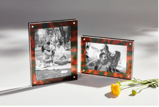 Tortoise Block Acrylic Frames