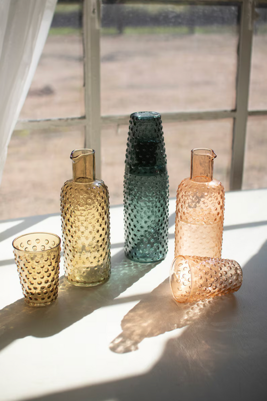 Bubble Glass Carafe Sets
