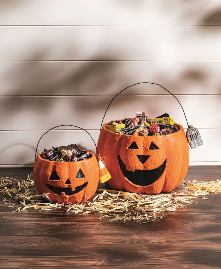 Jack-O-Lantern Treat Buckets