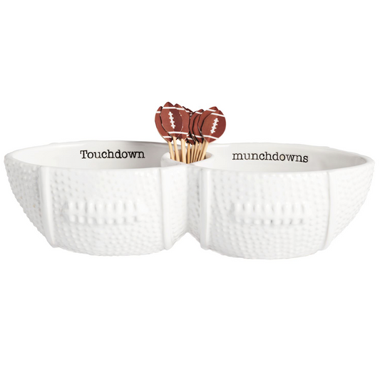 Football Toothpick Server Set