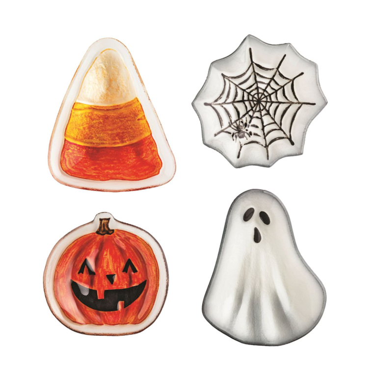 Halloween Tidbit Plates