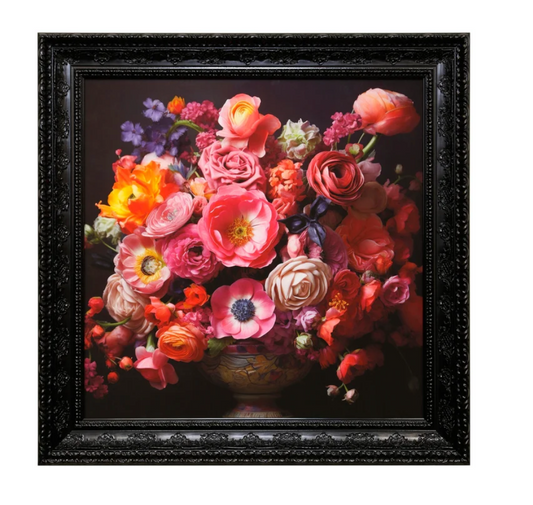 Floral in Vase Framed Wall Art