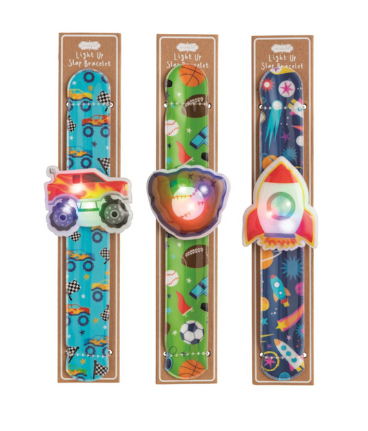 Boy Light-Up Slap Bracelets